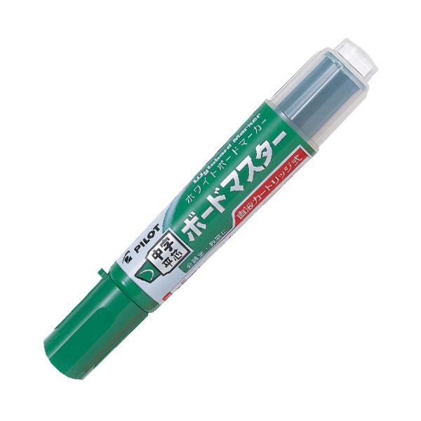 パイロット ボードマーカーボードマスター 中字平芯 グリーン WMBM-12LC-G 1セット(10本)