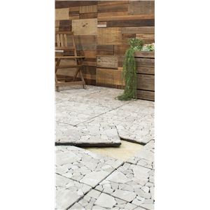 フロアパネル 床材 幅30×奥行60×高さ2cm インドネシア 天然石 DIY リフォーム リノベーション 資材