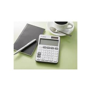 キヤノン 電卓ミニ卓上モデル LS-105WUC-CH 10桁 チャコール 2306C006 1台