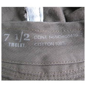 ドイツ ジャングル ハット 帽子 7 1/4 58cm 綿100％ モールスキン ドイツ軍 独軍 レプリカ ミリタリーウェア 軍モノ