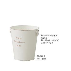 ゴミ箱 ダストボックス 直径25cm ブロンズ スチール 完成品 キッチン 台所 店舗 備品 什器 インテリア雑貨