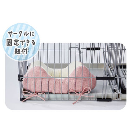 どこからでも乗り降りしやすい パピーベッド ピンク (ペット住関連用品/ベット/ベッド)【代引不可】