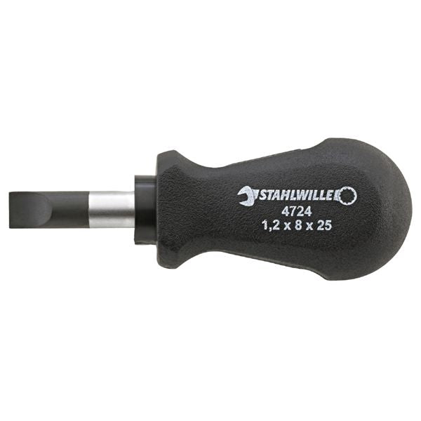 STAHLWILLE スタビレー スタビーマイナスドライバー 刃先厚1.2mm 刃先幅8.0mm 4724-3 工具 ツール DIY 作業工具