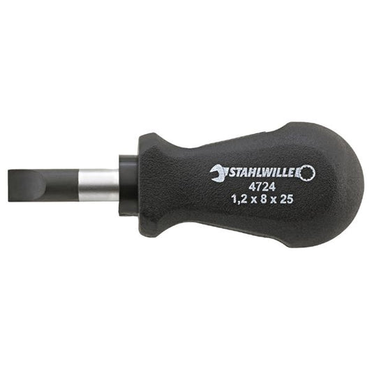 STAHLWILLE スタビレー スタビーマイナスドライバー 刃先厚1.2mm 刃先幅8.0mm 4724-3 工具 ツール DIY 作業工具