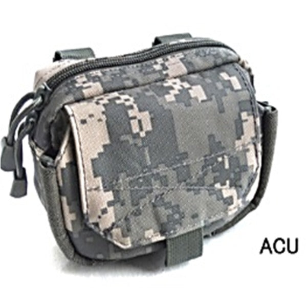 ウェストポーチ ウエストバッグ ＡＣＵ 裏防水加工布仕様 アメリカ軍採用カラー 小物入れ ミリタリーバッグ ミリタリーグッズ