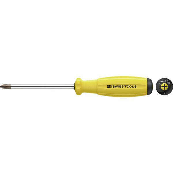 PB SWISS TOOLS ピービースイスツールズ スイスグリップ ESDプラスドライバー #2 全長205mm 8190.2-100/6ESD 工具 ツール DIY