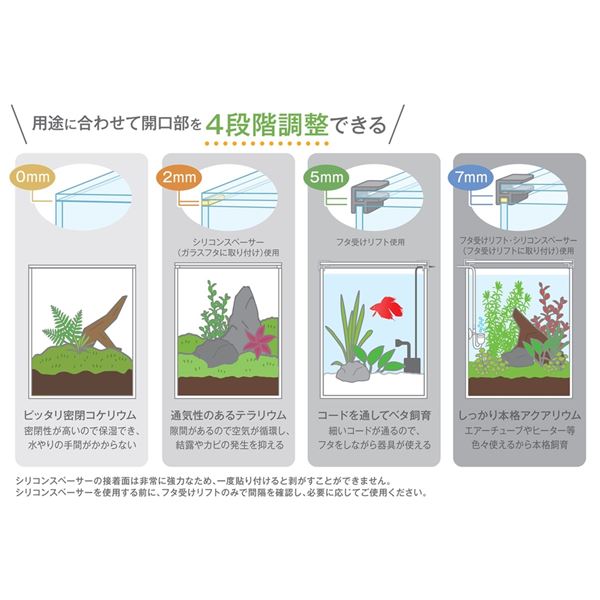 （まとめ）GX-85 グラステリアフィット専用リフトセット【×5セット】 (観賞魚/水槽用品)【代引不可】