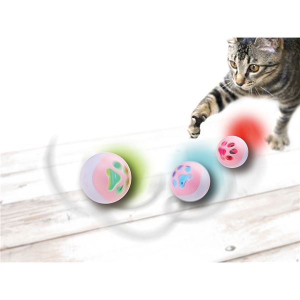 （まとめ）ピカピカころピヨボール【×2セット】 (猫用玩具)【代引不可】