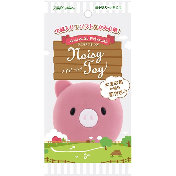 （まとめ）Animal Friends Noisy Toy ぶたさん【×5セット】 (犬用玩具)【代引不可】