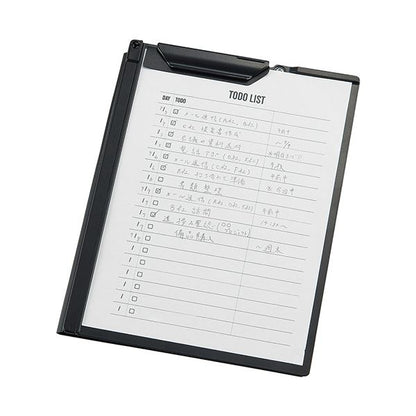 （まとめ） リヒトラブNoir×noir クリップファイル A5 約20枚収容 黒 F-5902 1冊 【×2セット】
