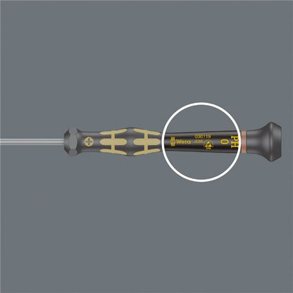 WERA ヴェラ ESD 静電気放電対策 精密 トルクスプラスドライバー サイズ1IRP 軸長40mm 030135 工具 ツール DIY 作業工具 道具
