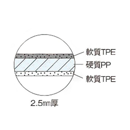 ライオン事務器折りたたみ式カッティングマット 両面使用 450×300×2.5mm CM-45F 1枚