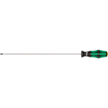 WERA ヴェラ 細軸マイナスドライバー 先端サイズ0.8x4.0 軸長300mm クラフトフォームハンドル 008027 工具 ツール DIY 作業工具