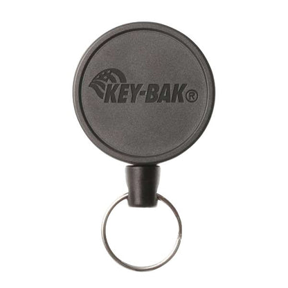 KEY-BAK キーバック 伸縮キーホルダー スイベルベルトクリップ式 リング付 コード最長90cm 鍵・ツール収納 MID6 0006-001
