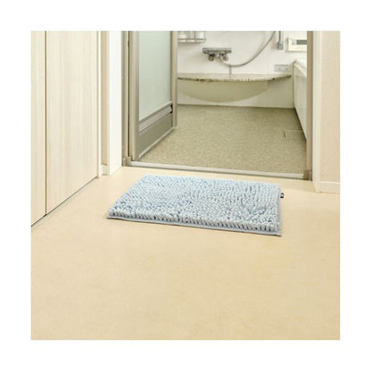 山崎産業 SUSU抗菌ストロングW バスマットEC S 約35×50cm ブルー 1枚