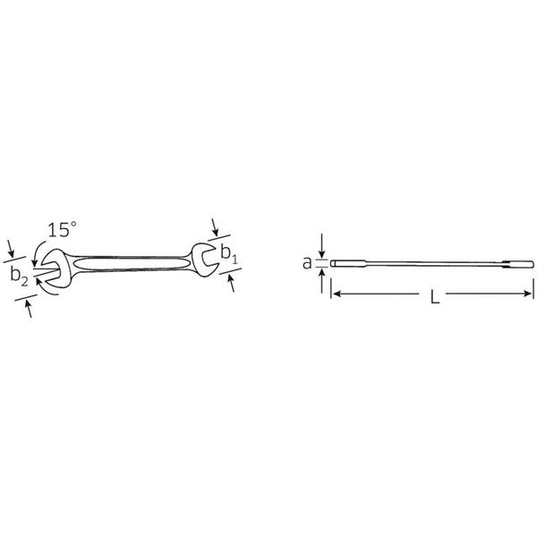 STAHLWILLE スタビレー 10-10X11 両口スパナ 40031011 工具 ツール DIY 作業工具 道具 スパナ