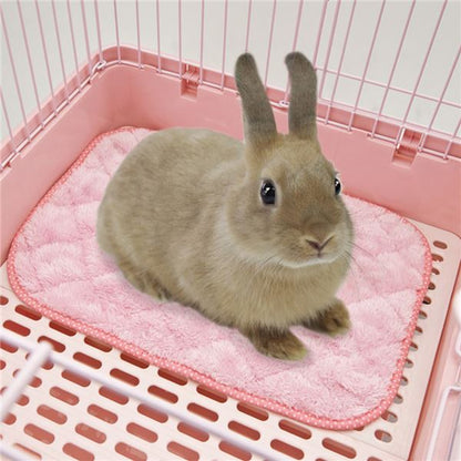 （まとめ）うさちゃんのふんわりプレイマット【×3セット】 (小動物用品)【代引不可】