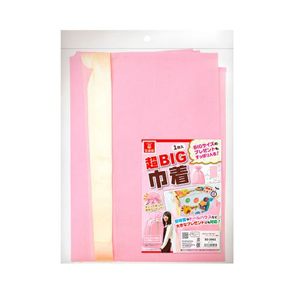 （まとめ） ササガワ 巾着袋超BIG ピンク 750×1000mm 50-3962 1枚 【×2セット】