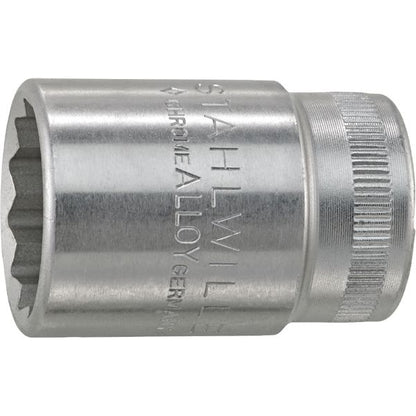 STAHLWILLE スタビレー 1/2SQ 十二角ソケット 14mm 全長38mm 面接触 50-14 工具 ツール DIY 作業工具