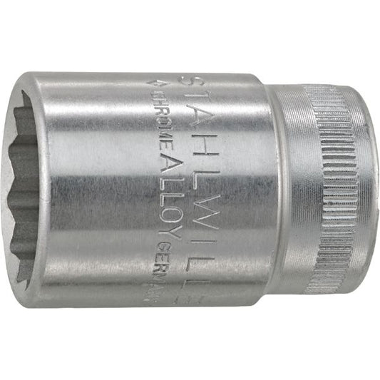 STAHLWILLE スタビレー 1/2SQ 十二角ソケット 14mm 全長38mm 面接触 50-14 工具 ツール DIY 作業工具