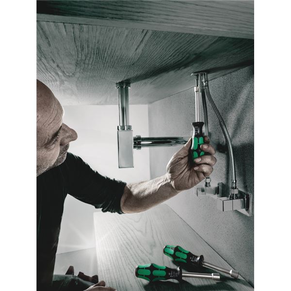 WERA ヴェラ ナットドライバー 中空シャフト付 対辺3/8インチ 軸長90mm 029505 工具 ツール DIY 作業工具 道具