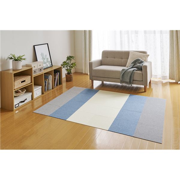 撥水タイルマット8枚入 MBL (ペット住関連用品/室内用品/室内敷物)【代引不可】