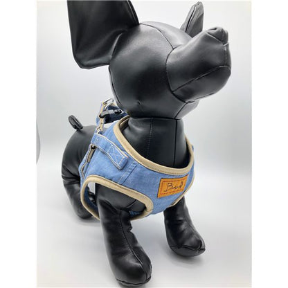 Bowvid ダニエル服ハーネス XS ブルー 犬具/ハーネス【代引不可】