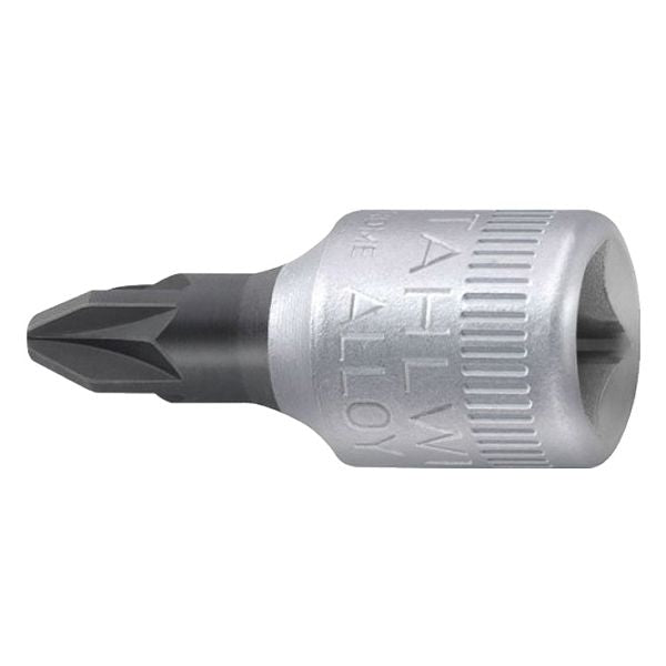 STAHLWILLE スタビレー 1/4SQ ポジドライバーソケット #2 全長28mm 44PZ-2 工具 ツール DIY 作業工具