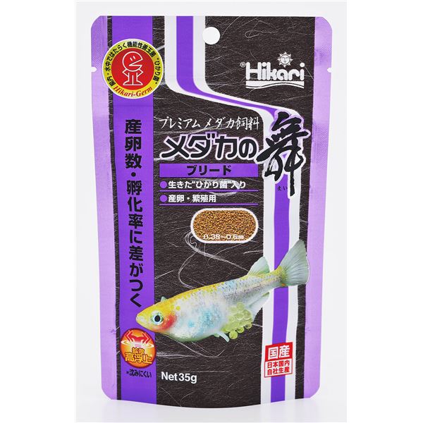 （まとめ）キョーリン メダカの舞 ブリード 35g 金魚用フード 【×3セット】【代引不可】