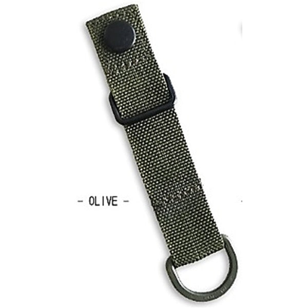 〔2個セット〕 MOLLE ロック ストラップ 12.5×2.5cm オリーブ ポリエステル ミリタリーグッズ タクティカルグッズ アウトドア