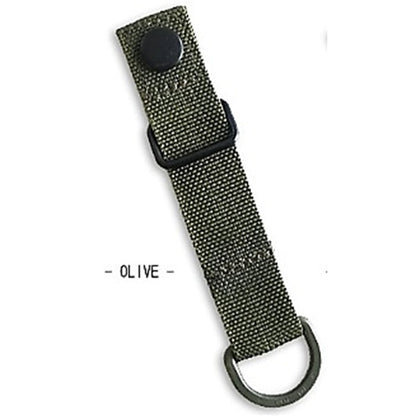 〔2個セット〕 MOLLE ロック ストラップ 12.5×2.5cm オリーブ ポリエステル ミリタリーグッズ タクティカルグッズ アウトドア