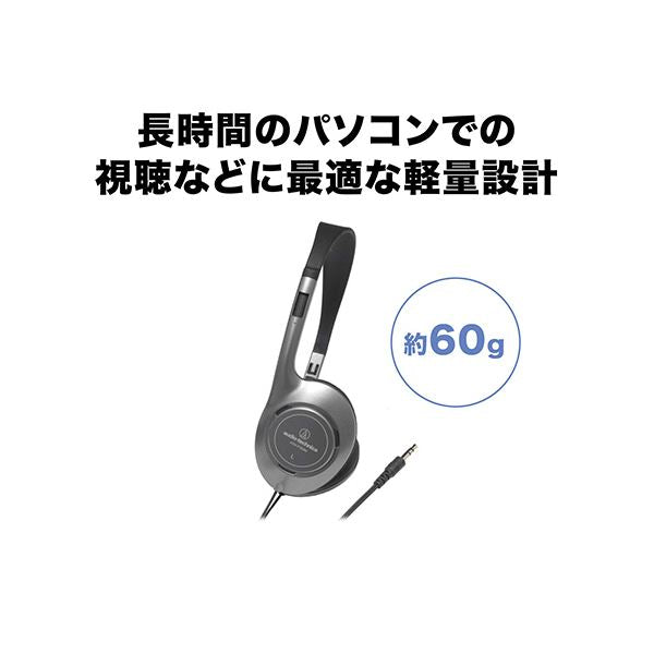 オーディオテクニカオープンバックダイナミックヘッドホン ATH-P100M 1個