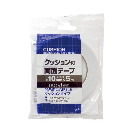 159クッション両面テープ（10mm×5m） 【12個セット】 32-159