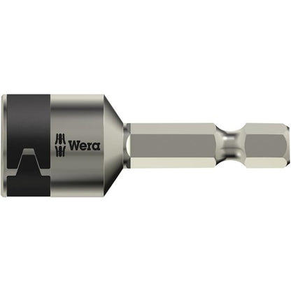WERA ヴェラ ホールドスプリング付き ステンレス製 ナットセッター 差込6.35mm 対辺8HEX 全長50mm 071223 工具 ツール DIY