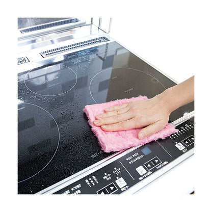 （まとめ） アズマ工業ふしぎクロス 250×150mm ピンク 1枚 【×3セット】
