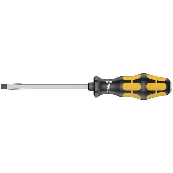 WERA ヴェラ 貫通 マイナスドライバー 刃先サイズ7.0 軸長125mm クラフトフォームハンドル 018266 工具 ツール DIY 作業工具