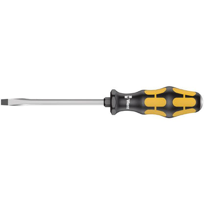 WERA ヴェラ 貫通 マイナスドライバー 刃先サイズ7.0 軸長125mm クラフトフォームハンドル 018266 工具 ツール DIY 作業工具