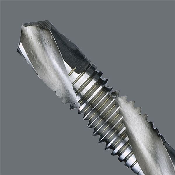 WERA ヴェラ HSS ドリルタップ 六角軸 差込6.35mm タップサイズM6x1.0mm ドリルサイズ4.5mm 104643 工具 ツール DIY 作業工具