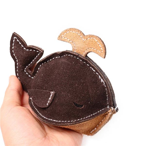 （まとめ） 牛革まじ噛みトイ くじら （ペット用品・犬用） 【×3セット】【代引不可】