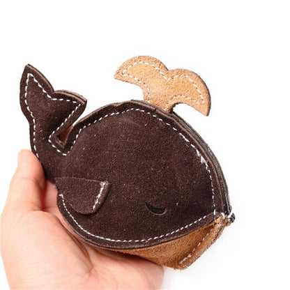 （まとめ） 牛革まじ噛みトイ くじら （ペット用品・犬用） 【×3セット】【代引不可】