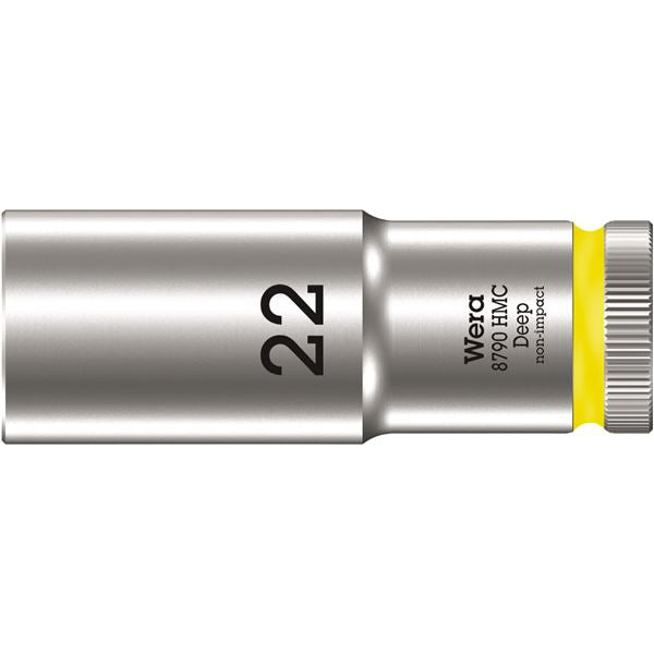 WERA ヴェラ 差込角1/2DR ZYKLOP ディープソケット サイズ22mm 全長83mm 004562 工具 ツール DIY 作業工具 道具