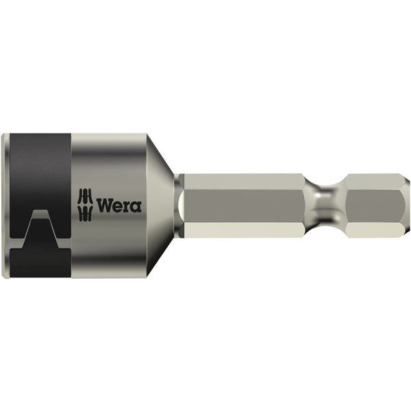 WERA ヴェラ ホールドスプリング付き ステンレス製 ナットセッター 差込6.35mm 対辺7HEX 全長50mm 071222 工具 ツール DIY