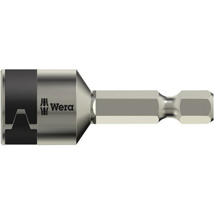 WERA ヴェラ ホールドスプリング付き ステンレス製 ナットセッター 差込6.35mm 対辺7HEX 全長50mm 071222 工具 ツール DIY