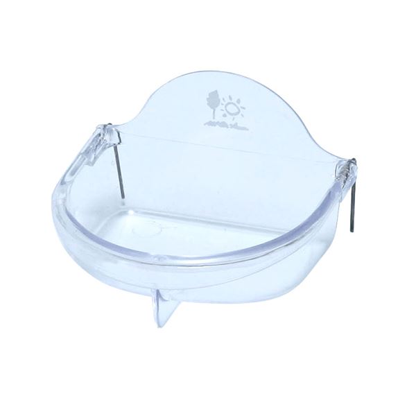 （まとめ）浅型バード食器 M【×6セット】 (鳥用品/食器・水飲み・給餌用品)【代引不可】