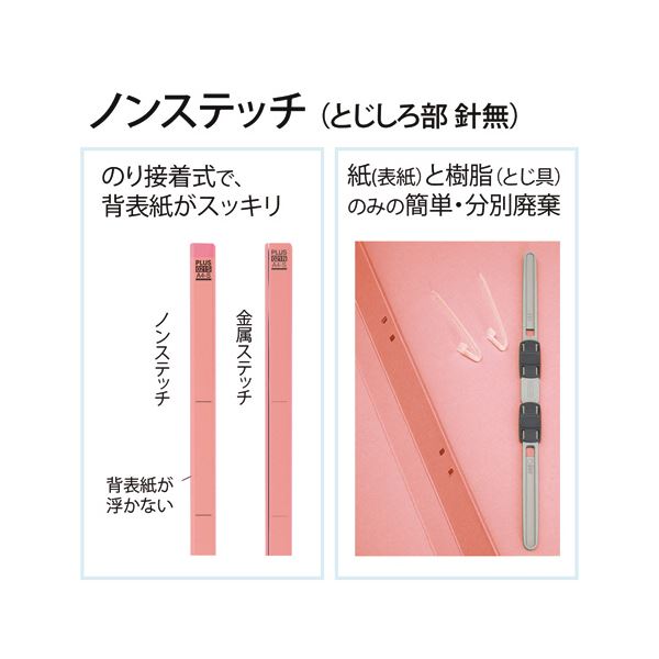 （まとめ） プラス背補強フラットファイル A4タテ 150枚収容 背幅18mm ピンク No.021S 1パック（10冊） 【×2セット】