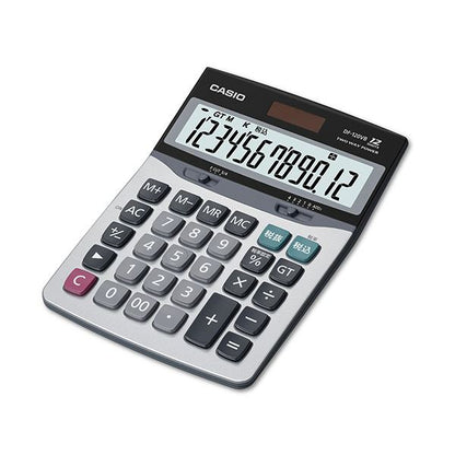 カシオ 卓上電卓 12桁 デスクサイズDF-120VB-N 1台