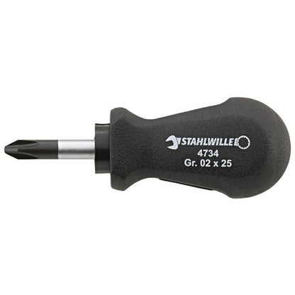 STAHLWILLE スタビレー スタビープラスドライバー #1 軸長25mm 4734-1 工具 ツール DIY 作業工具