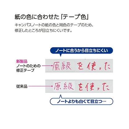 コクヨキャンパスノートのための修正テープ つめ替え用テープ B罫用 6m 青 TW-NT335 1セット(10個)
