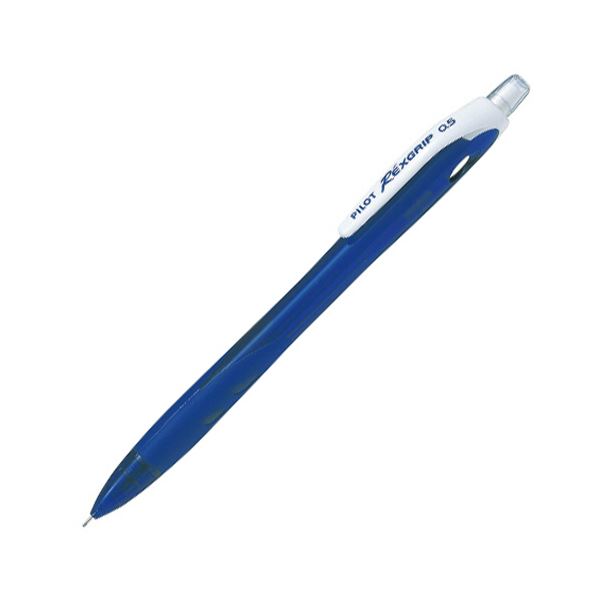 （まとめ） パイロットシャープペンシル レックスグリップ 0.5mm （軸色：ブルー） HRG-10R-L5 1セット（10本） 【×2セット】