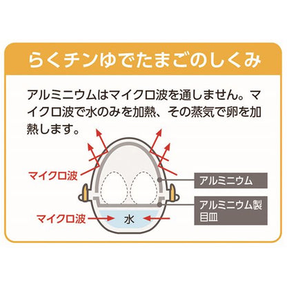レンジでらくチン！ゆでたまご 4個用 RE-279